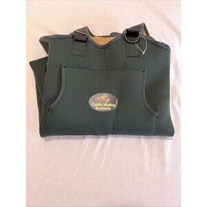 Caddis Wading Systems Green Stockingfoot Waders with Wading Shoes Size Small
